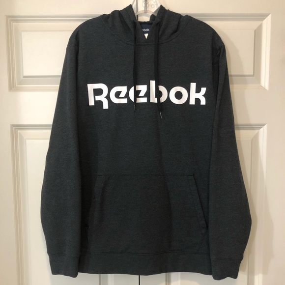 Reebok Other - Men’s Reebok Grey Hoodie Sweatshirt, Size Medium